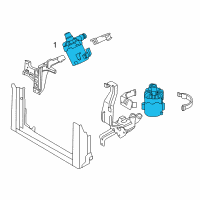 OEM 2018 BMW M6 Gran Coupe Engine Water Pump Diagram - 17-12-2-284-291