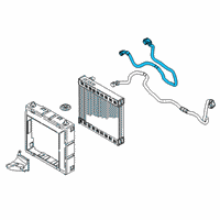 OEM 2017 BMW 740e xDrive Radiator Hose Diagram - 17-12-8-602-634