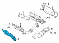 OEM Ram 1500 Shield-Heat Diagram - 68490194AA