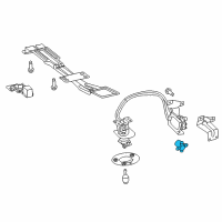 OEM 2018 Ram ProMaster 1500 Knob-Spare Wheel Diagram - 68252220AA