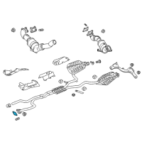 OEM 2018 Cadillac CT6 Converter & Pipe Gasket Diagram - 23355685
