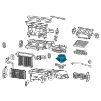 OEM 2022 Toyota Tacoma Blower Motor Diagram - 87103-04050