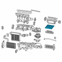 OEM 2015 Toyota Tacoma Filter Element Diagram - 88508-01010