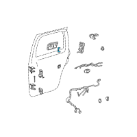 OEM Chevrolet Blazer ROD, Door Remote Lock Diagram - 15668717