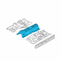 OEM Infiniti G25 Floor-Front, Center Diagram - 74310-JK636