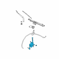 OEM 2012 Ford Mustang Washer Reservoir Diagram - AR3Z-17618-A