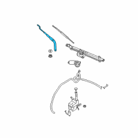 OEM 2013 Ford Mustang Wiper Arm Diagram - 7R3Z-17526-A