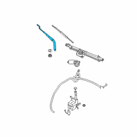OEM 2011 Ford Mustang Wiper Arm Diagram - 7R3Z-17527-A
