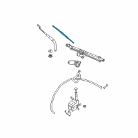 OEM Ford Mustang Wiper Blade Diagram - AR3Z-17528-B