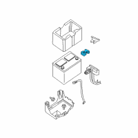 OEM Nissan Titan Terminal-Relay Diagram - 24345-ZT00A