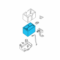 OEM 2008 Nissan Titan Batteries Diagram - 244108S10A