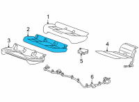 OEM Chevrolet Bolt EUV Seat Cushion Pad Diagram - 42792530