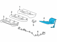 OEM 2020 Chevrolet Bolt EV Seat Cushion Heater Diagram - 84369767