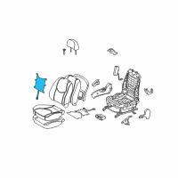 OEM 2008 Toyota RAV4 Seat Back Heater Diagram - 87510-0R020