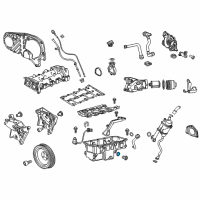 OEM Chevrolet Drain Plug Seal Diagram - 55196309