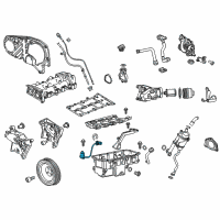 OEM Chevrolet Oil Level Sensor Diagram - 55575097