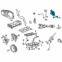 OEM 2015 Chevrolet Cruze Oil Pump Diagram - 55584330