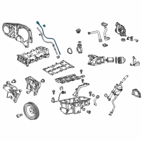 OEM Chevrolet Cruze Dipstick Diagram - 55567357