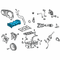 OEM 2015 Chevrolet Cruze Valve Cover Diagram - 55581593