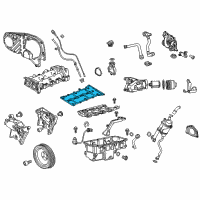 OEM Chevrolet Cruze Valve Cover Gasket Diagram - 55577629