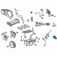 OEM Chevrolet Cruze Access Cover Diagram - 12855210