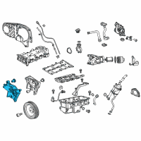 OEM Chevrolet Cruze Bracket Diagram - 55568811