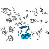 OEM 2014 Chevrolet Cruze Oil Pan Diagram - 55582917