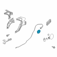 OEM Kia Forte Housing Assembly-Fuel Filler Diagram - 715311M500