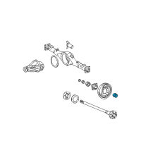 OEM Toyota Axle Shaft Oil Seal Diagram - 90313-48001