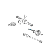 OEM 1992 Toyota Pickup Case Retainer Diagram - 42423-20010