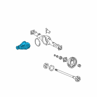 OEM 2004 Toyota Tacoma Differential Carrier Diagram - 41110-35840