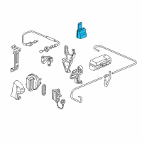 OEM 1997 Honda CR-V Controller, Automatic Cruise Diagram - 36700-S10-A01