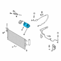 OEM Ford Escape Compressor Assembly Diagram - GV6Z-19703-S