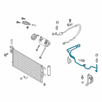 OEM 2014 Ford Transit Connect Front Pressure Hose Diagram - DV6Z-19A834-B