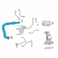 OEM 2008 Jeep Commander Tube-EGR Diagram - 53032951AB