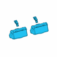 OEM Toyota Prius AWD-e License Lamp Assembly Diagram - 81204-47010