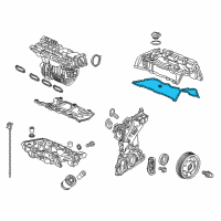 OEM Honda Accord Gasket, Head Cover (A) Diagram - 12341-RPY-G01