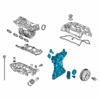 OEM Honda Civic Case Assembly, Chain Diagram - 11410-5BA-A00