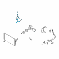 OEM 2016 Hyundai Genesis Hose-Discharge Diagram - 97762-B1200