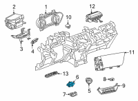 OEM Buick Envision Headlamp Switch Diagram - 39145400