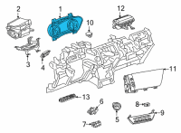 OEM 2021 Buick Envision Cluster Diagram - 84991101