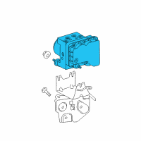 OEM 2004 Toyota Sienna ACTUATOR Assembly, Brake Diagram - 44050-08030