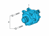 OEM Buick Envision Alternator Diagram - 26339092