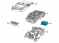 OEM 2021 Jeep Grand Cherokee L POWER CONTROL RELAY Diagram - 68420491AA