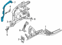 OEM 1994 Hyundai Elantra Front Spring Pad, Lower Diagram - 54633-28001