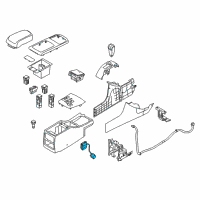 OEM 2008 Kia Amanti Switch-Rear Air Ventilator Diagram - 970303F800