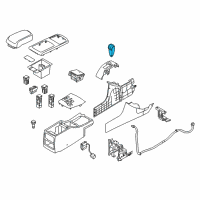 OEM 2009 Kia Amanti Knob Assembly-Gear Shift Diagram - 467203F25094