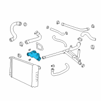 OEM 1997 BMW M3 Connection Flange Diagram - 11-53-1-722-531