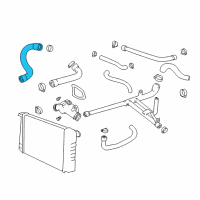 OEM 1998 BMW 318ti Water Hose Diagram - 11-53-1-247-261