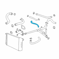 OEM BMW Z3 Coolant Hose Diagram - 13-54-1-703-945